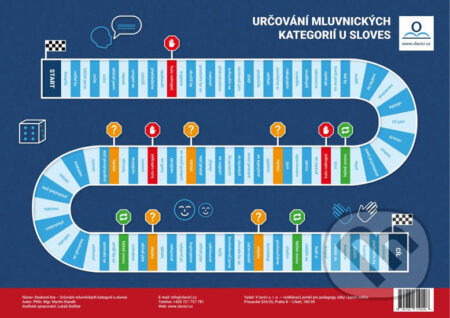 Slovesa: Desková didaktická hra - Martin Staněk - hra z kategorie Vzdělávací hry