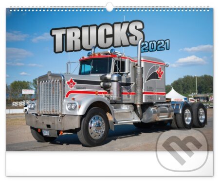 Nástenný kalendár Trucks 2021, Presco Group, 2020