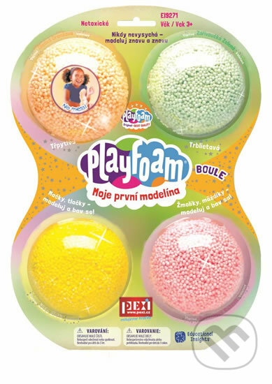 PlayFoam Boule 4pack - Třpytivé, PlayFoam, 2020