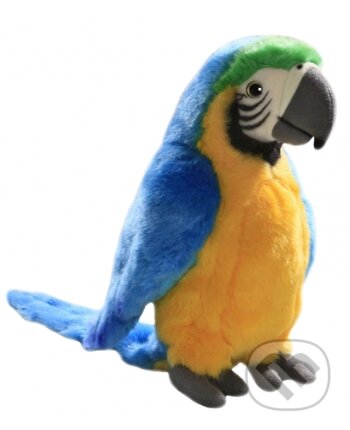 Plyšový papagáj žlto-modrý - Authentic Edition, HCE, 2018