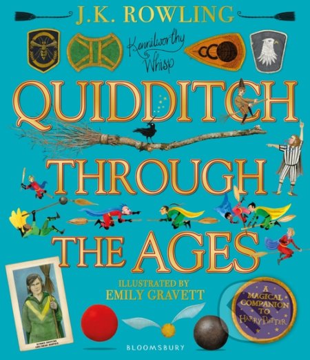 Quidditch Through the Ages - J.K. Rowling, Emily Gravett (ilustrácie), Bloomsbury, 2020