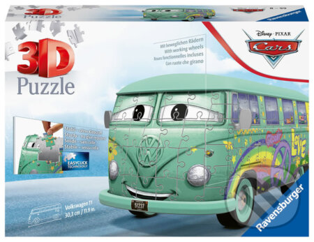 3D puzzle - VW Disney Pixar Cars, Ravensburger, 2020