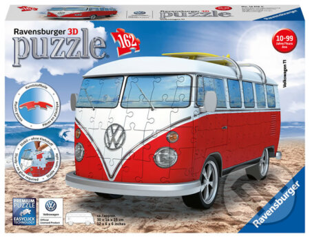 3D puzzle VW Autobus, Ravensburger, 2020