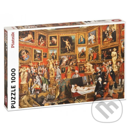 Zoffany - Tribuna of the Uffizi - puzzle z kategorie Umělecké