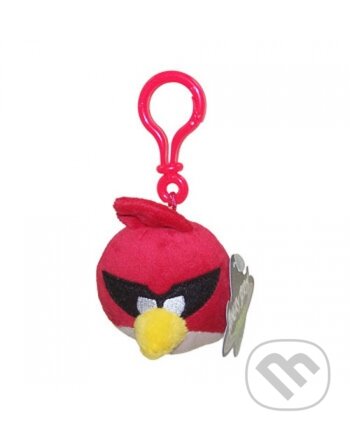 Plyšový Angry Birds - Space červený - prívesok, HCE, 2014