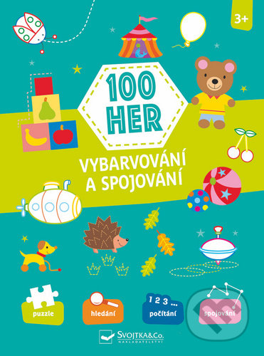 100 her - Vybarvování a spojování - kniha z kategorie Naučné knihy