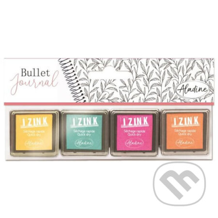 Sada razítkovacích inkoustů do diáře StampoBullet - Pastel 4 ks