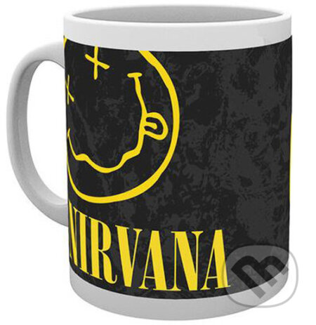 Keramický hrnček Nirvana: Smiley, Nirvana, 2018