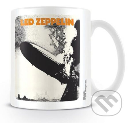 Biely keramický hrnček Led Zeppelin: Led Zeppelin I, , 2019