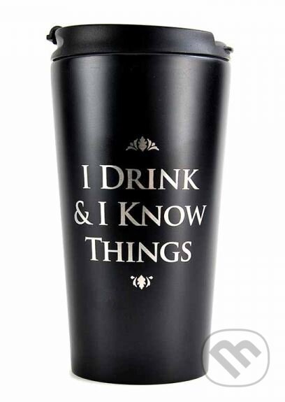 Cestovný nerezový hrnček Game of Thrones: I Drink & I Know, , 2019