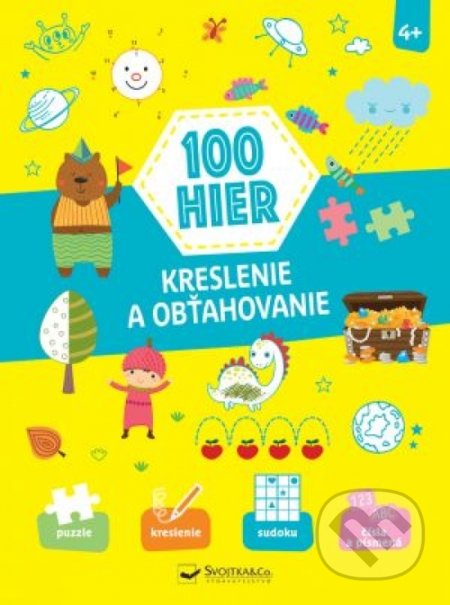 100 hier - Kreslenie a obťahovanie - kniha z kategorie Knihy o hrách