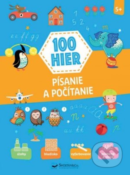100 hier - Písanie a počítanie - kniha z kategorie Knihy o hrách