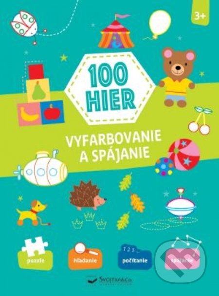 100 hier - Vyfarbovanie a spájanie - kniha z kategorie Knihy o hrách