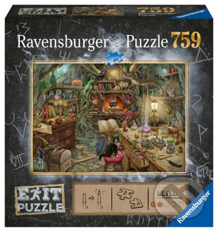 Exit Puzzle: Kouzelnická kuchyně, Ravensburger, 2020