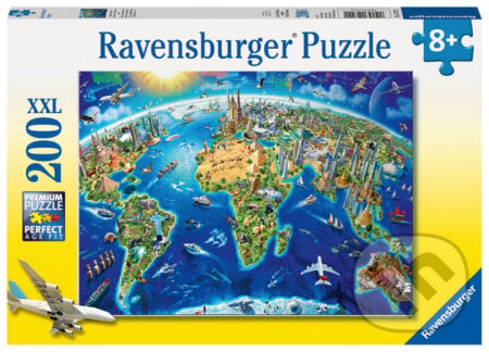 Velká mapa světa, Ravensburger, 2020
