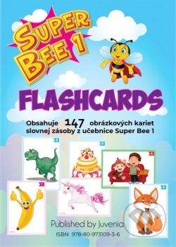 Super Bee 1 Flashcards (sada 149 ks kariet), Juvenia Education Studio, 2018