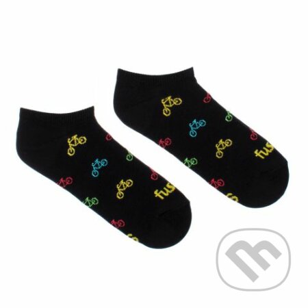 Členkové ponožky Cyklista čierny L (Unisex veľkosť L (veľkosť 43-46))