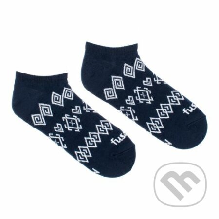 Členkové ponožky Modrotlač Čičmany M (Unisex veľkosť M (veľkosť 39-42))