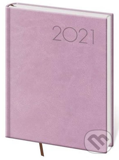 Diář 2021: Print růžová, B6 denní, Helma365, 2020