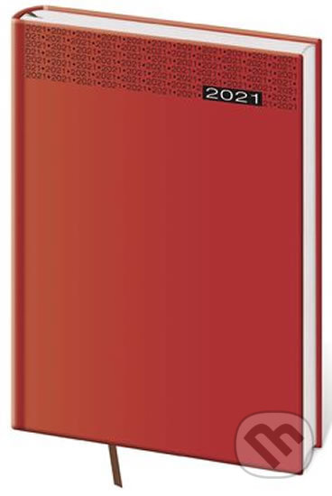 Diář 2021: Gommato červená, B5 týdenní, Helma365, 2020