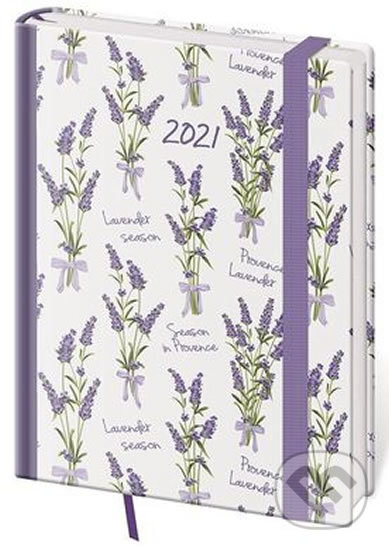 Diář 2021: Vario Lavender, B6 týdenní, Helma365, 2020