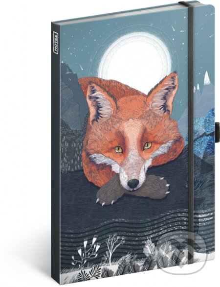 Notes Animalium (linkovaný s gumičkou na uzavření)