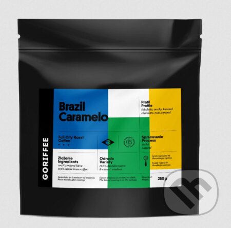 Brazil Caramelo Natural 250g Full city roast