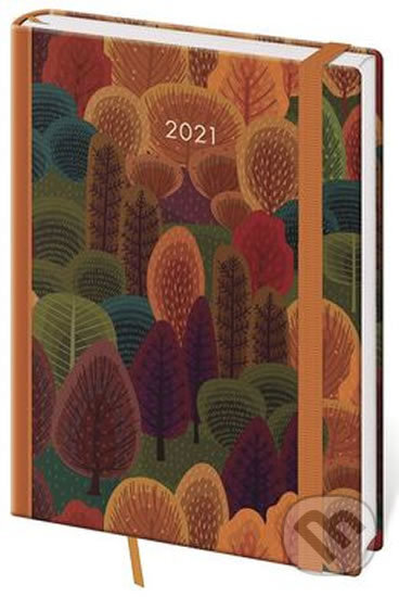 Diář 2021: Vario Trees, A5 denní, Helma365, 2020
