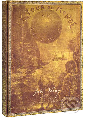 Paperblanks - zakladač na dokumenty Verne, Around the World  Manuscript Box (Paperblanks). Paperblanks, 2020