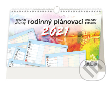 Týdenní rodinný plánovací kalendář, Helma365, 2020