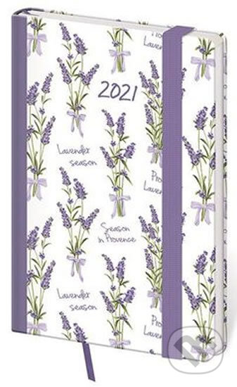 Diář 2021: Vario Lavender, kapesní týdenní, Helma365, 2020