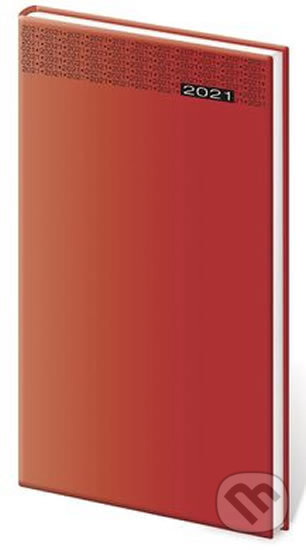Diář 2021: Gommato červená, kapesní týdenní, Helma365, 2020