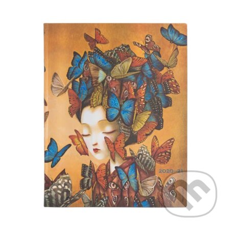 Paperblanks - diár Madame Butterfly 2020/2021, Paperblanks, 2020