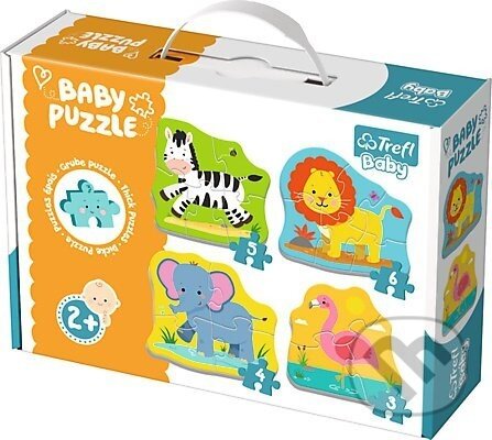 Baby Puzzle zvieratká safari - puzzle z kategorie Maxi dílky
