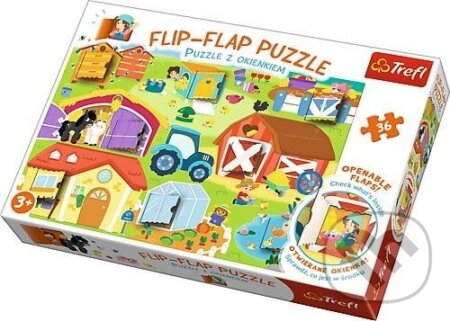 Puzzle: Flip Flap na farme (Trefl). Trefl, 2020