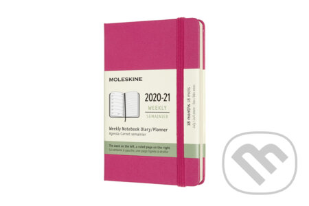 Moleskine – 18-mesačný ružový plánovací diár 2020/2021, Moleskine, 2020