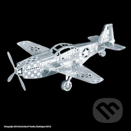 Metal Earth 3D puzzle: Mustang P-51, Piatnik, 2020