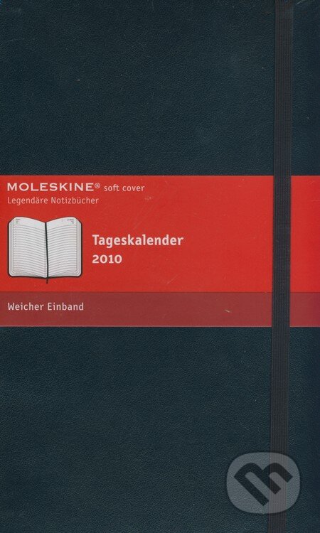Moleskine - stredný denný diár 2010 - mäkká väzba (čierny), Moleskine, 2009