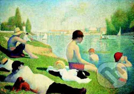 Seurat, Kúpanie v Asnieres - puzzle z kategorie Umělecké