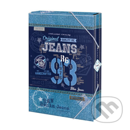 Box na sešity A4: Blue jeans