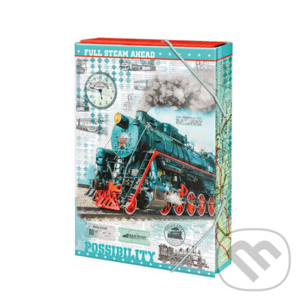 Box na sešity A5: Train