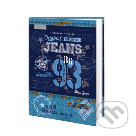 Záznamová kniha A5: Blue jeans, Argus, 2020
