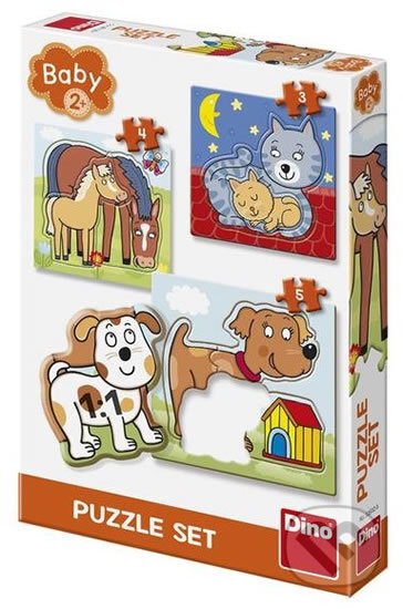Zvířátka - dětský set - puzzle z kategorie Maxi dílky