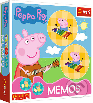 Memos Peppa - pexeso - hra z kategorie Karty, pexeso