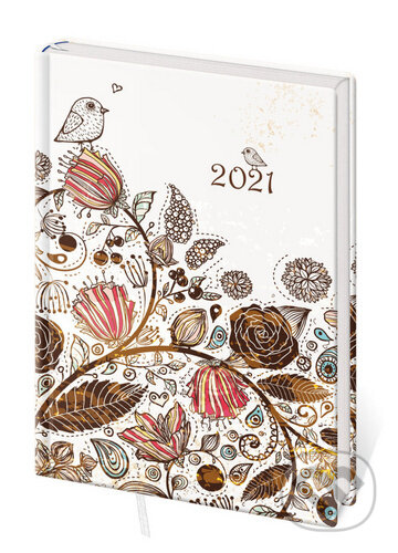 Diář 2021 B6 LYRA denní L386 Nature, Stil calendars, 2020