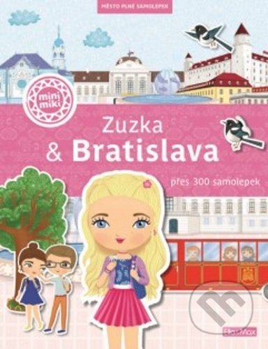 Zuzka & Bratislava (Město plné samolepek) - Lucie Jenčíková (Ilustrátor), Ema Potužníková - kniha z kategorie Pro děti