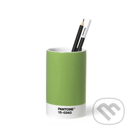 PANTONE Keramický stojan na ceruzky - Green 15-0343, PANTONE, 2020