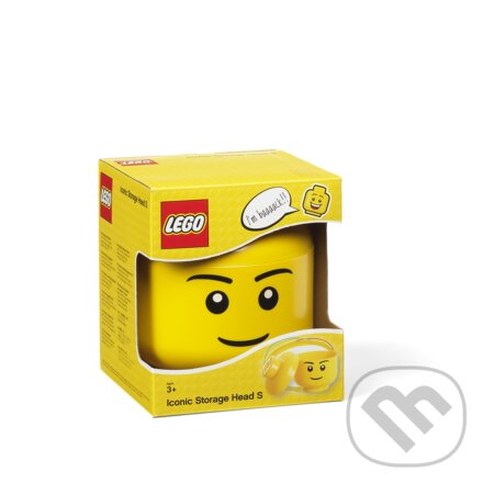 LEGO úložná hlava (velikost S) - chlapec, LEGO, 2020