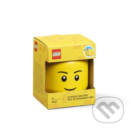 LEGO úložná hlava (velikost L) - chlapec, LEGO, 2020