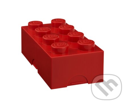 LEGO box na svačinu 100 x 200 x 75 mm - červená, LEGO, 2020